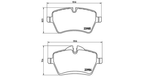 MAGNETI MARELLI stabdžių trinkelių rinkinys, diskinis stabdys 363700406051